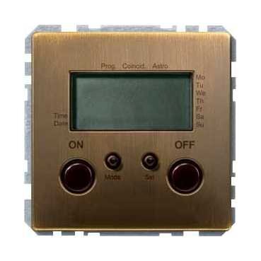 Schneider MTN584043 Mechanismus časového spínače, S-Design, antique brass