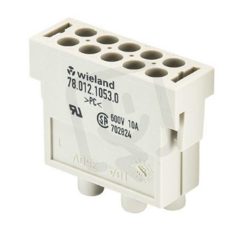 Vidlicový modul revos FLEX, 10 pólů WIELAND 78.012.1053.0