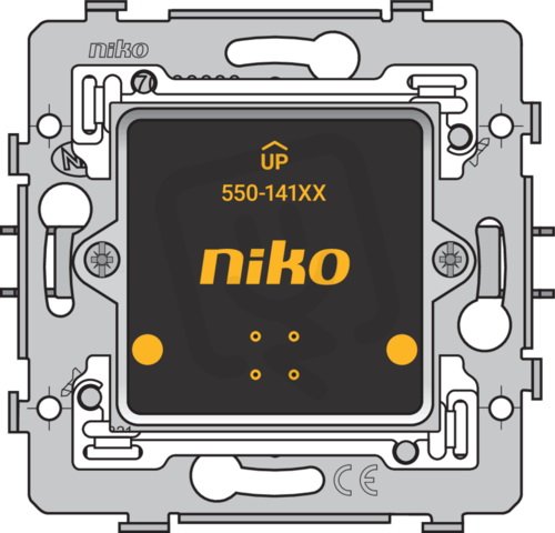 NHC 1násobná montážní deska v kovovém rámu NIKO 550-14107