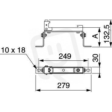 Schneider KSB1000ZV2 Universální patrový držák