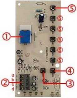 Tesla Stropkov 4FK 177 52 Deska sestavená do DT 4FP 110 83