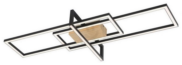 Ashton LED 34W IP20 3000K černá/dřevo RABALUX 6814