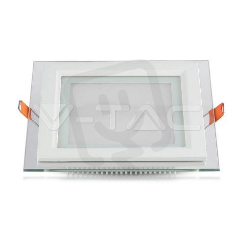 12W LED Panel Downlight Glass - Square W
