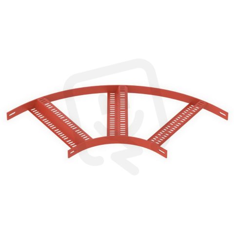 OBO SLZB 90 400 SG Oblouk 90° pro kabelový žebřík SL B410mm Ocel základní nátěr