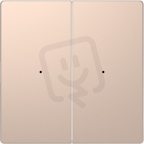 Centrální deska Merten D-Life dvojtlačítko Brushed Gold SCHNEIDER MTN5220-6051