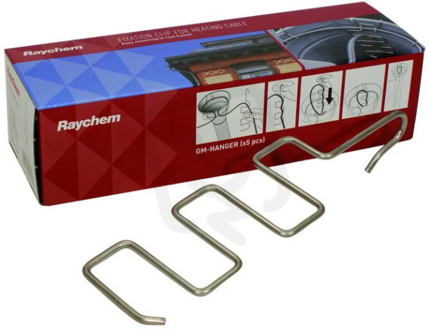 Fixační příchytka pro spuštění topných kabelů GM-HANGER RAYCHEM 1244-013852