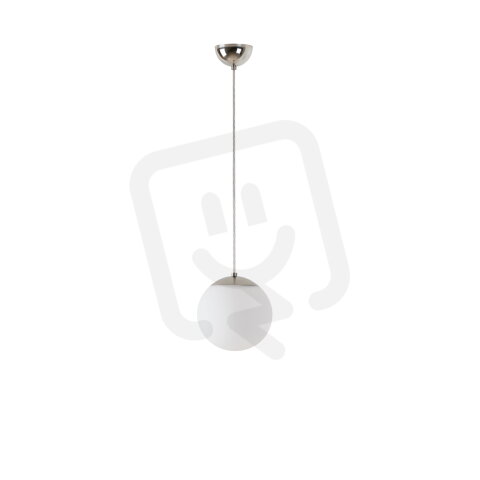 Závěsné svítidlo s plastovým stínidlem OSMONT ISIS S1 PM-M 7W IP40 E27 chrom