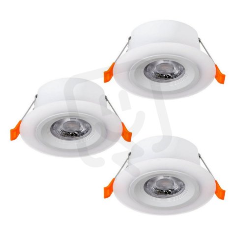 Zápustné svítidlo CALONGE SET 3X LED d100 bílá 3X4,8W IP20 EGLO 900913