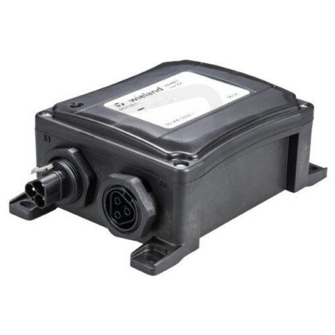 Rozbočovací box gesis RST 250V 20A, 3-pól, 1vstup, 3x výstup , černý