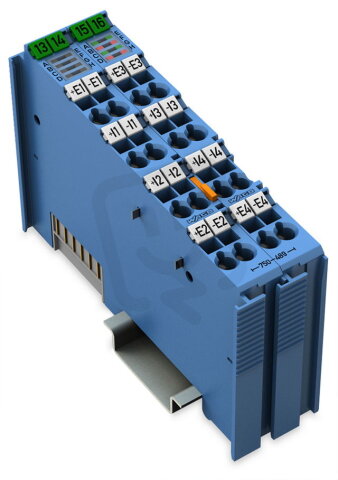 4kanálový analogový vstup RTD/TC/tenzometr 16 bitů WAGO 750-489