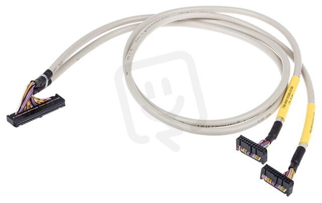 Systémový kabel, pro Omron CJ1W, 2x 16 binárních vstupů/výstupů