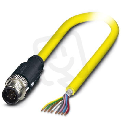 SAC-8P-M12MS/ 5,0-542 SH BK Kabel senzoru/aktoru 1406072