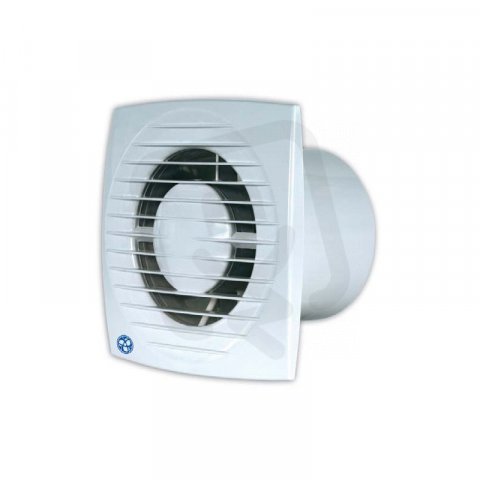 Ventilátor Bravo125H kul. ložiska, zpětná klapka pr.125 časovač, senzor vlhkosti