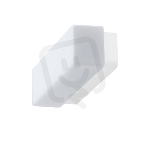 Přisazené LED svítidlo se skleněným stínidlem OSMONT FLORA 2 8W IP43II 4K bílá