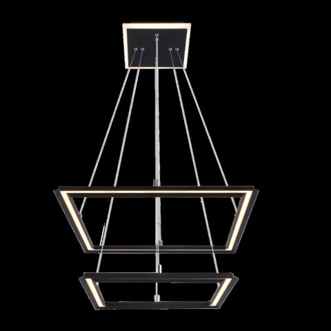 SIDONA LED 48W IP20 černá 3000K 2450lm RABALUX 72243