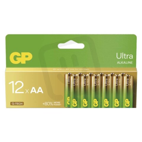Alkalická baterie GP Ultra AA (LR6) B0222F