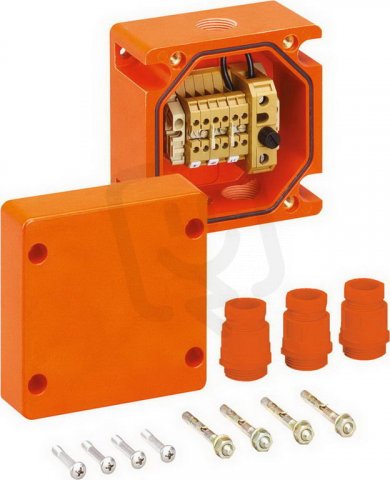 Kabelový rozbočovací box WKE 204 RK oranžová IP66 E30 SPELSBERG 86220401
