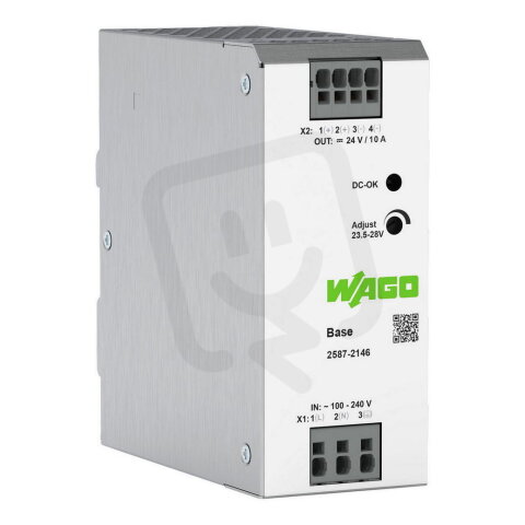 Spínaný napájecí zdroj, Base, 1fáz. WAGO 2587-2146