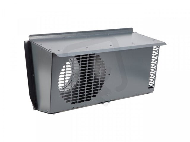 Fluo TWIN 01, černá 200 (RO304) na fasádu, sání+výdech V-systém RK2205