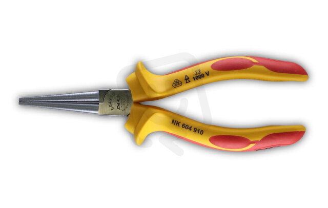 Kleště s kulatými čelistmi délka 160mm, VDE izolace 1000V NK 604 910
