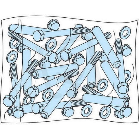 Sada 10 šroubu + spojovací príslušenství SCHNEIDER LVS08718