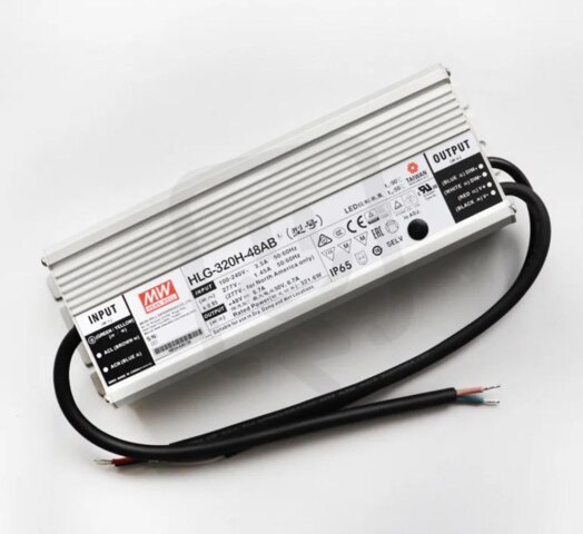 Napájecí zdroj pro LED 320W 12V 22000mA MEAN WELL HLG-320H-12AB