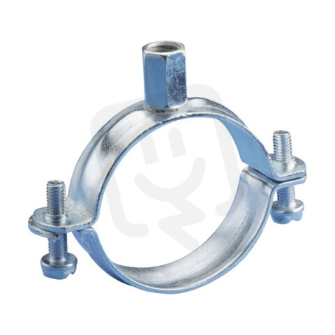 Objímka MACROFIX pro potrubí 33-40mm, upevnění M8/M10, pozinkovaná MXZ040 403615