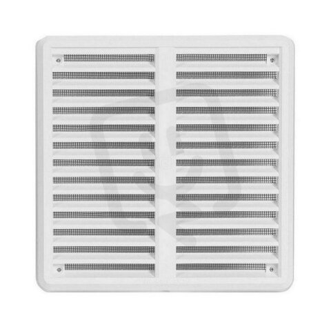 Mřížka větrací se síťovinou bílá - krytka stavitelná 150x150 mm HACO HC0311