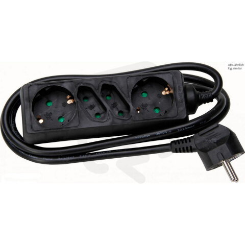 125905011 Multiple socket outlet 2+2-way