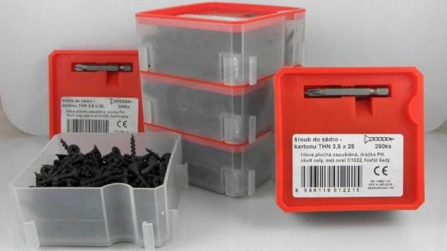 EASY DRIVE EEEQ020 Sádr. šroub THN 3,5 x 35 Q box po 150 ks