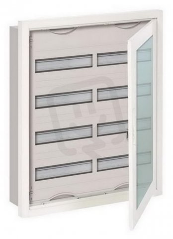 Zapuštěná rozvodnice ABB U42TE -96M s průhl. dveřmi