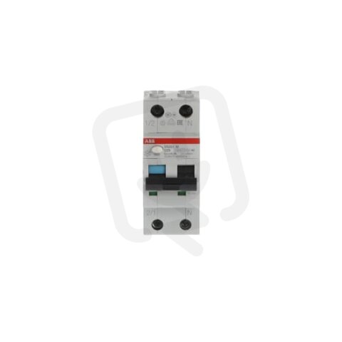 ABB DS201 M C25 AC300 kombinace jistič/chránič 2P (1P+N) 25A 300mA C 10kA AC
