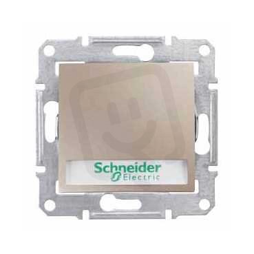 Sedna Ovládač tlačítkový 12V orient.kontrolka ř.1/0So Titan SCHNEIDER SDN1700468