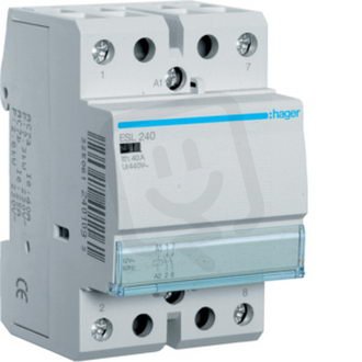 Stykač 40A, 2S, 12V AC HAGER ESL240