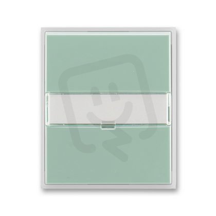 ABB 3558E-A00610 22 Kryt spínače jednoduchý, s popisovým polem, s čirým průzorem