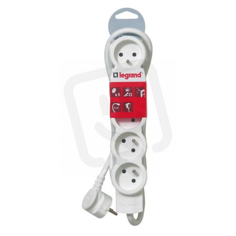 Legrand 050059 PRODLUŽ. PŘÍVOD 5X2P+T, 3M