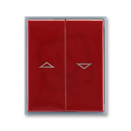 ABB 3558E-A00662 24 Kryt spínače žaluziového kolébkového, dělený, s potiskem