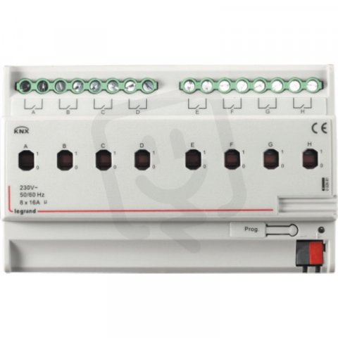 KNX SPÍNACÍ KONTROLER 8X16A DIN LEGRAND 002681