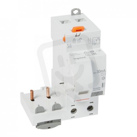 DX3 PROUDOVÝ CHRÁNIČ, 2 PÓLOVÝ, 63A 30MA, TYP AC LEGRAND 410402