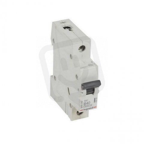 RX3 JISTIČ, 1 PÓLOVÝ, CHAR. B, 40A 6000A LEGRAND 419140