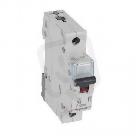 TX3 JISTIČ, 1 PÓLOVÝ, CHAR. B, 4A 10000A LEGRAND 404080