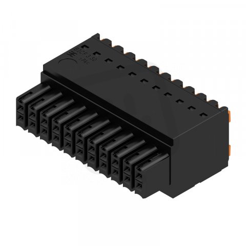 Zásuvný konektor DPS B2CF 3.50/22/180 SN BK BX WEIDMÜLLER 1277560000