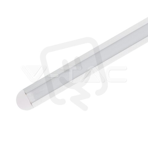 Aluminum Profil 2000 x 24.5 x 12.2mm Milky, VT-8115 V-TAC SKU3357