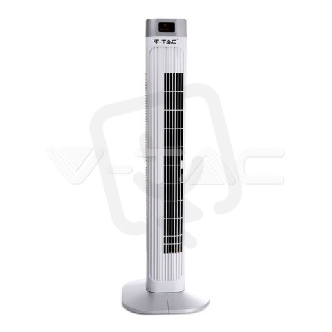 55W LED Tower Fan With Temperature Displ