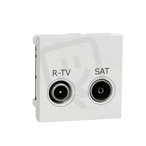 Zásuvka NOVÁ UNICA TV-R/SAT individuální 2 dB, 2M, Bílá SCHNEIDER NU345418