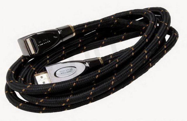 Kabel HDMI, 1 x přímý / 1 x úhlový, 2 m