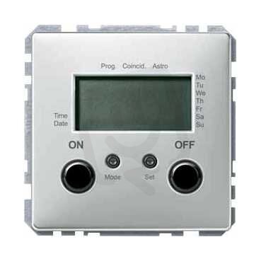 Schneider MTN584046 Mechanismus časového spínače, S-Design, stainless steel