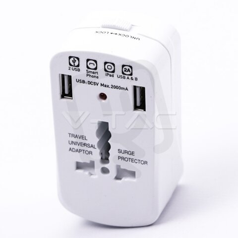 UNIVERSAL ADAPTOR WITH OVERLOAD PROTECTI