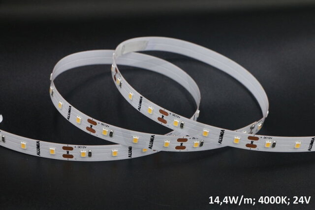 LED pásek ALUMIA pro hliníkové profily 14,4W/m, 4000K, 24V ALUMIA MZ025