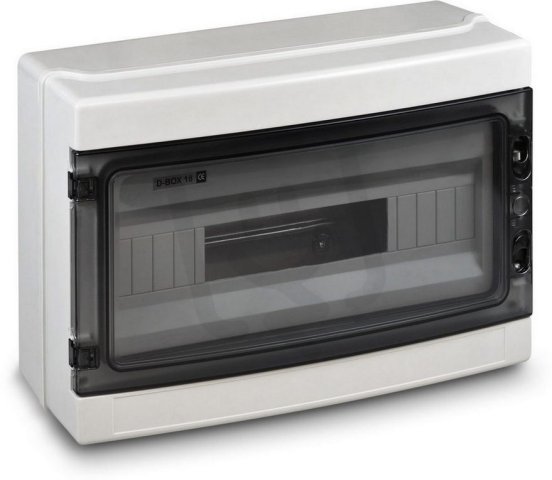 SEZ-CZ D-BOX plus 18 Rozvodnice nástěnná IP65, 18 mod., 285x410x140mm